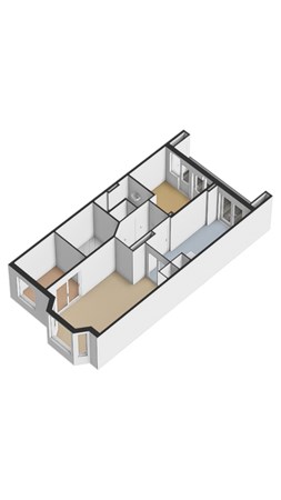 Floorplan - Orteliuskade 49-2, 1057 AJ Amsterdam